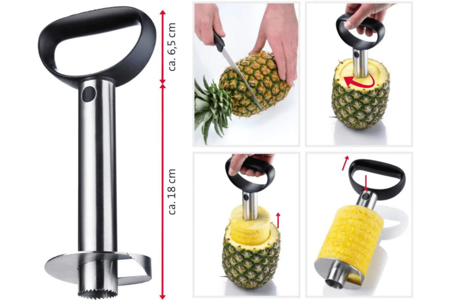 Coupe-ananas Westmark 51692260 en acier inoxydable