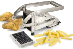 Coupe-frites 2 grilles La Bonne Graine en acier inox