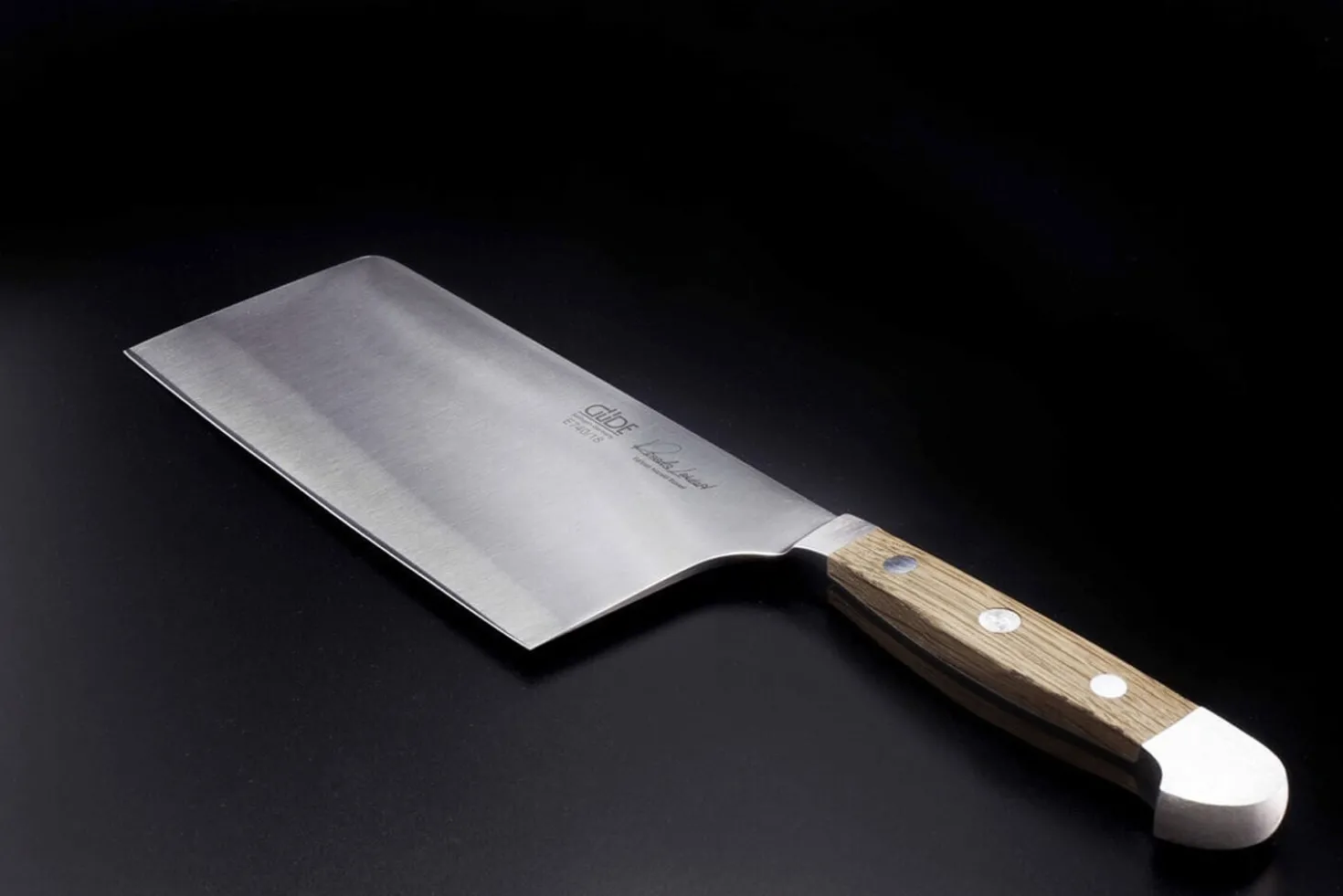 Couperet Güde Alpha Chêne 18cm en acier forgé