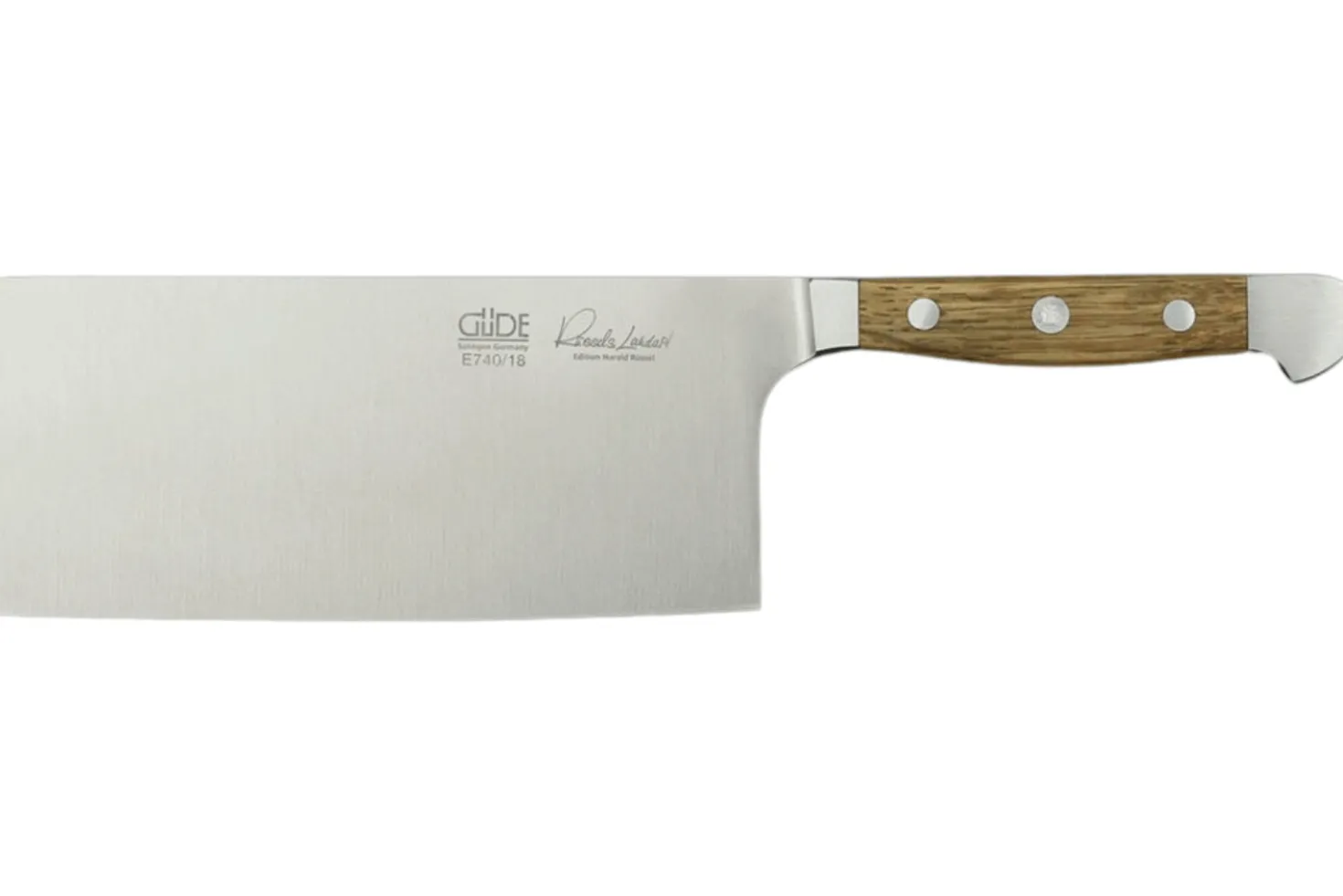 Couperet Güde Alpha Chêne 18cm en acier forgé