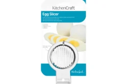 Coupe-œufs KitchenCraft en acier inoxydable et polymère blanc