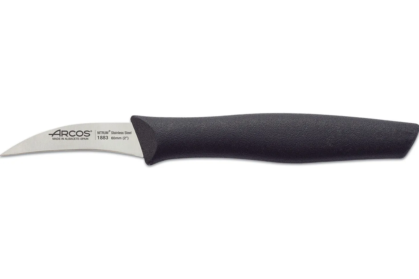 Couteau bec d'oiseau Arcos Nova 6cm manche noir