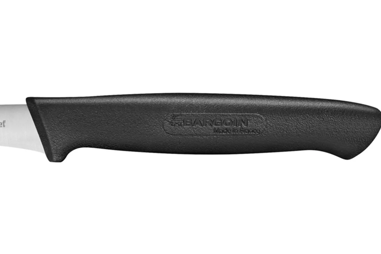 Couteau bec d'oiseau Bargoin Creative Chef 6cm manche surmoulé noir