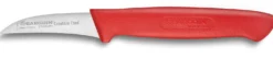 Couteau bec d'oiseau Bargoin Creative Chef 6cm manche surmoulé rouge