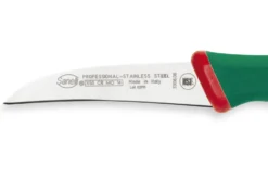 Couteau bec d'oiseau professionnel SANELLI Premana lame 6cm manche vert