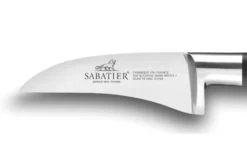 Couteau bec d'oiseau SABATIER Idéal Inox 100% forgé rivets laiton lame 6cm