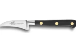 Couteau bec d'oiseau SABATIER Idéal Inox 100% forgé rivets laiton lame 6cm