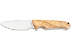 Couteau Böker Arbolito Vultur 02BA415 lame en acier 9,8cm manche en bois d'olivier + étui en cuir