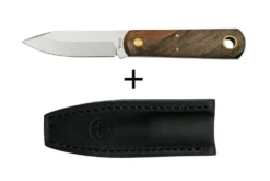Couteau Böker Barlow BFF 120506 lame en acier 7cm manche en noyer + étui en cuir