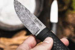 Couteau Böker Bronco Mini 121505 lame en acier 8,9cm manche en TPE noir + étui en kydex