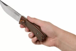 Couteau Black Fox BF.741 lame 11,4cm manche en bois de pakka avec étui