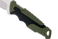 Couteau Buck 657 Pursuit Large Guthook 0657GRG lame 11,4cm manche nylon/fibres de verre vert + étui polyester