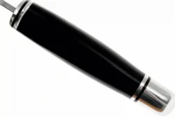 Couteau Buck 103 Skinner 0103BKS lame 10,2cm manche résine phénolique noir/alu avec étui en cuir