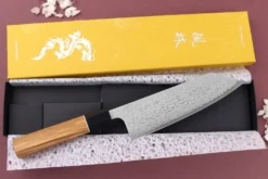 Couteau bunka 18cm japonais artisanal Yuzo Damas VG10