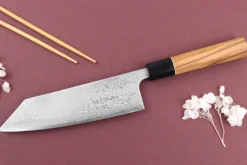 Couteau bunka 18cm japonais artisanal Yuzo Damas VG10