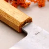Couteau bunka 14cm japonais artisanal Sakai Kikumori TS10 en chêne