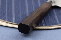 Couteau bunka 16,5cm japonais artisanal Hatsukokoro Ginga ATS-34 Damas ébène