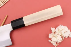Couteau bunka 16,5cm japonais artisanal Naoki Mazaki WS2 poli