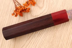 Couteau bunka 16,5cm japonais artisanal Takeshi Saji VG10 Rainbow