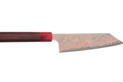 Couteau bunka 16cm japonais artisanal Takeshi Saji VG10 Rainbow Nashiji