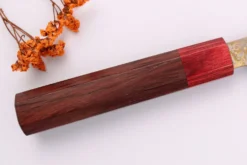 Couteau bunka 16cm japonais artisanal Takeshi Saji VG10 Rainbow Nashiji