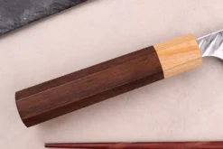 Couteau bunka 16,5cm japonais artisanal Yoshimi Kato SPG Strix V-Tsuchime