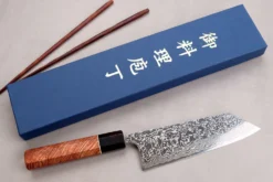 Couteau bunka 16,5cm japonais artisanal Masashi Yamamoto SLD damas