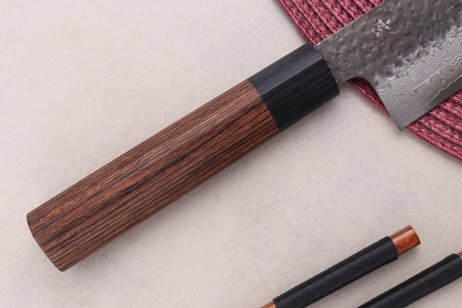 Couteau bunka 19cm japonais Shizu Hamono Gen VG10 damas