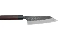 Couteau bunka japonais artisanal Yu Kurosaki Fujin Black 17cm