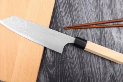 Couteau bunka japonais artisanal Masakage Shimo 17cm Shirogami