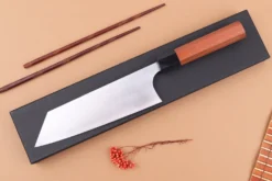 Couteau bunka japonais artisanal Shibata Koutetsu R2 18cm