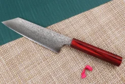 Couteau bunka japonais artisanal Kei Kobayashi SG2 Damascus 17cm