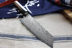 Couteau bunka japonais artisanal Yoshimi Kato 16.5cm VG10 Nickel Damascus