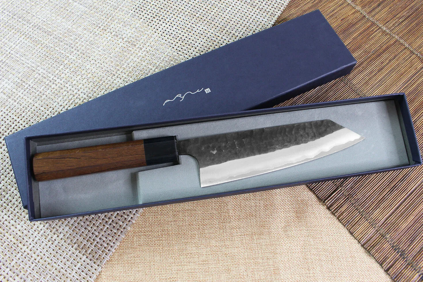 Couteau bunka japonais artisanal Anryu AS 17cm