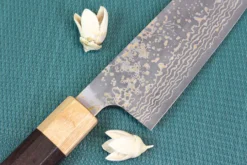 Couteau bunka japonais artisanal Takeshi Saji VG10 Gold 16,5cm