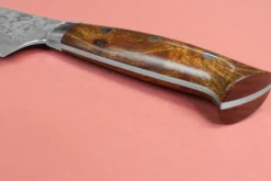 Couteau bunka japonais Takeshi Saji R2 Damas Mosaïque 18cm