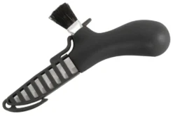 Couteau à champignons Mora Karl-Johan 10906 lame inox 6,2cm manche polypropylène noir + étui