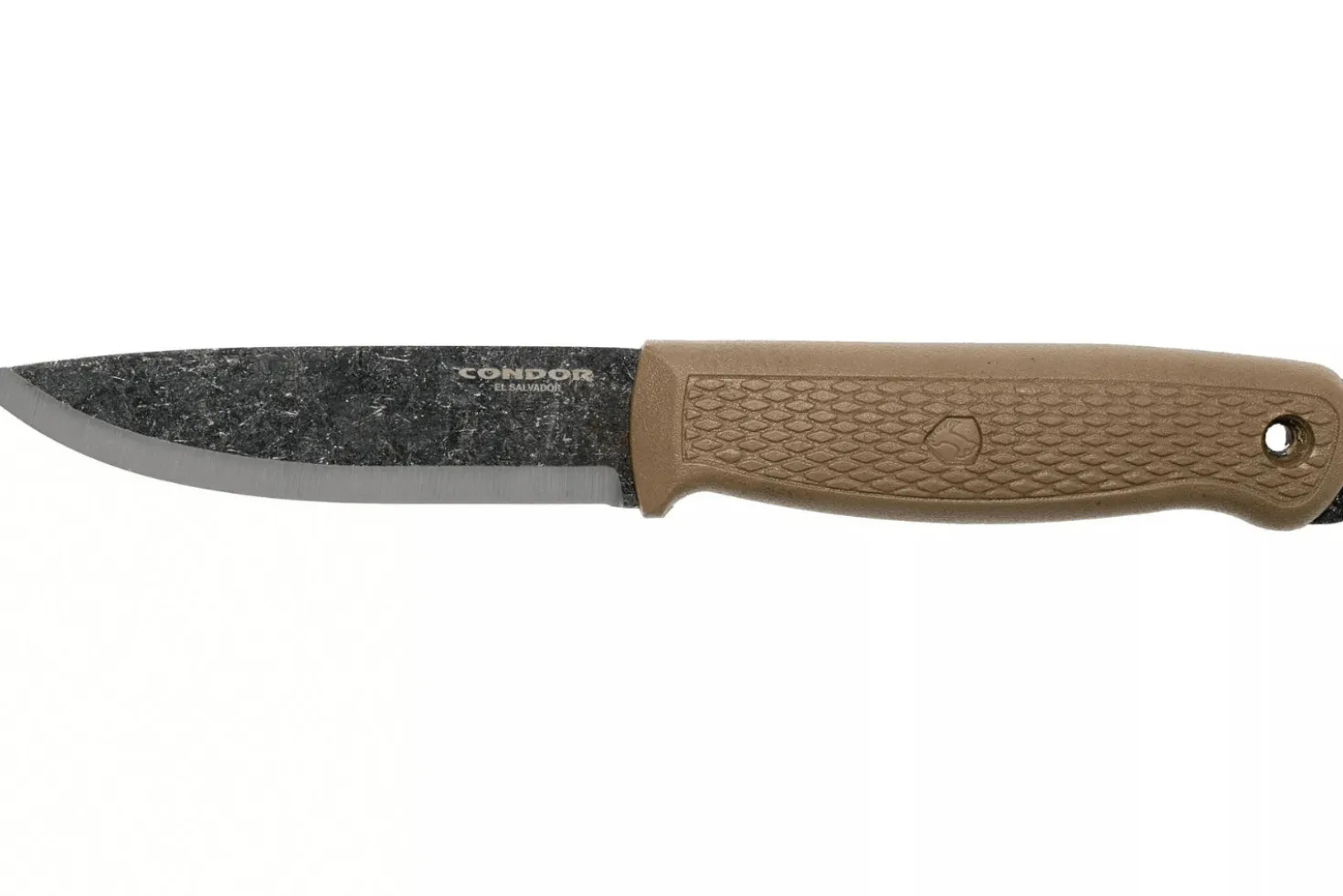 Couteau Condor Terrasaur Désert 63846 lame 10,5cm manche polypropylène tan + étui