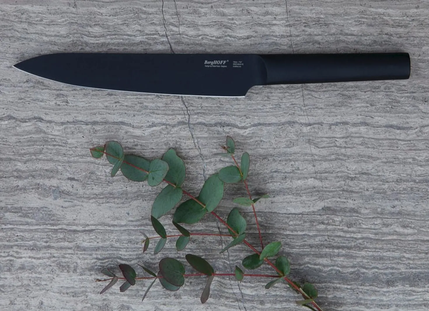Couteau à découper Berghoff Ron Titan 19cm revêtement titane manche acier