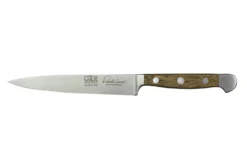 Couteau à découper Güde Alpha Chêne 16cm en acier forgé