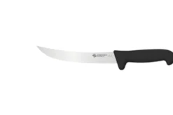 Couteau à découper professionnel Ambrogio Sanelli Supra noir lame étroite