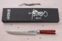 Couteau à découper Wusaki Pakka X50 20cm manche pakkawood