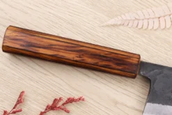 Couteau deba 18cm japonais artisanal Hidetsune BS2