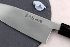 Couteau deba 15cm japonais artisanal Sakai Takayuki Aoniko