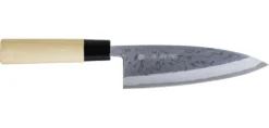 Couteau Deba Japan Kanetsune White Steel 2 16,5cm Damas 11 couches