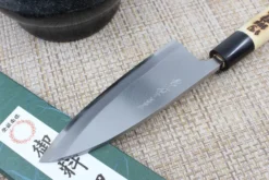 Couteau deba japonais artisanal Yoshihiro Jyosaku White 2 steel 15cm