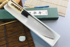 Couteau deba japonais artisanal Yoshihiro Jyosaku White 2 steel