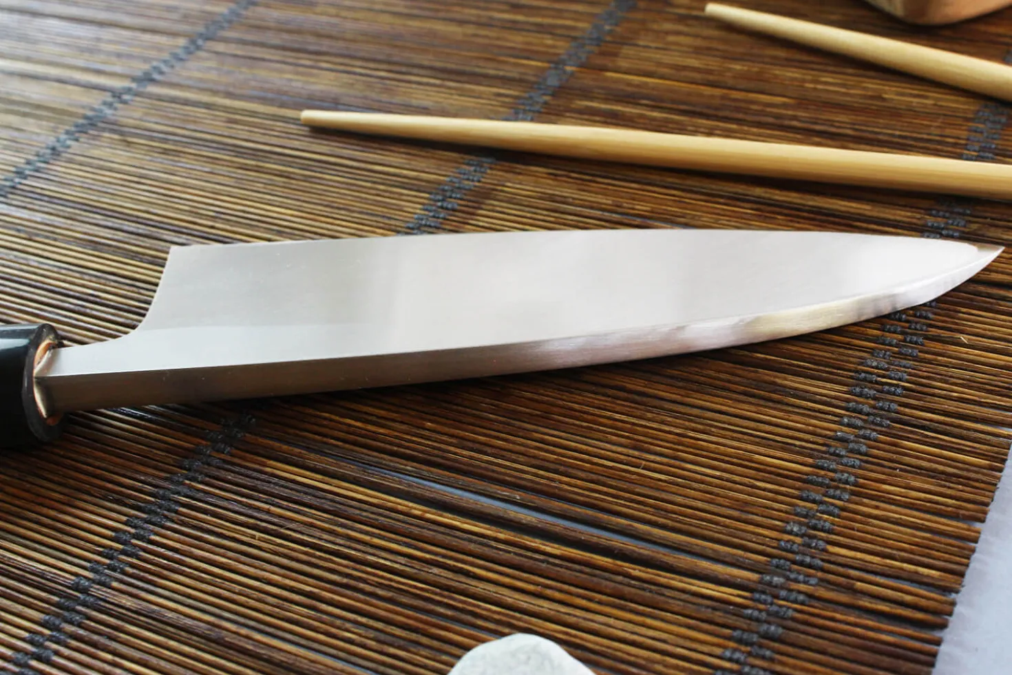 Couteau deba japonais artisanal Yoshihiro Jyosaku White 2 steel