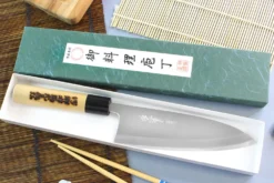 Couteau deba japonais artisanal Yoshihiro Jyosaku White 2 steel