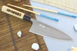 Couteau deba japonais artisanal Yoshihiro Jyosaku White 2 steel